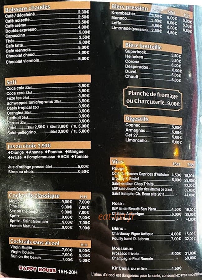 To'taime — carte page 3