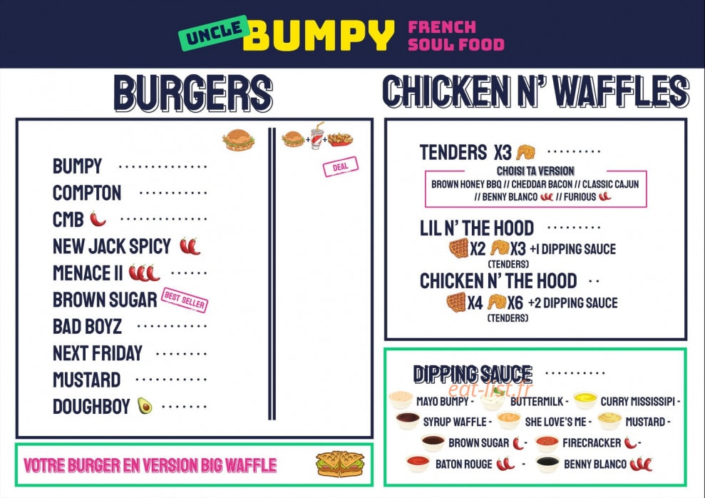 Uncle Bumpy — carte page 1