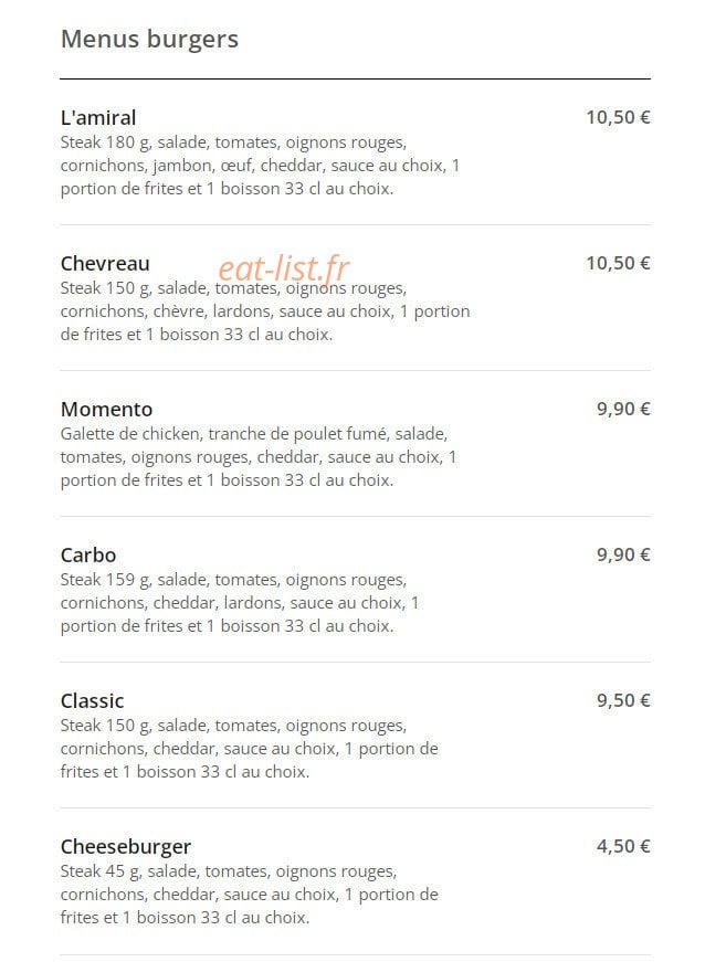 1001 Pasta — carte page 2