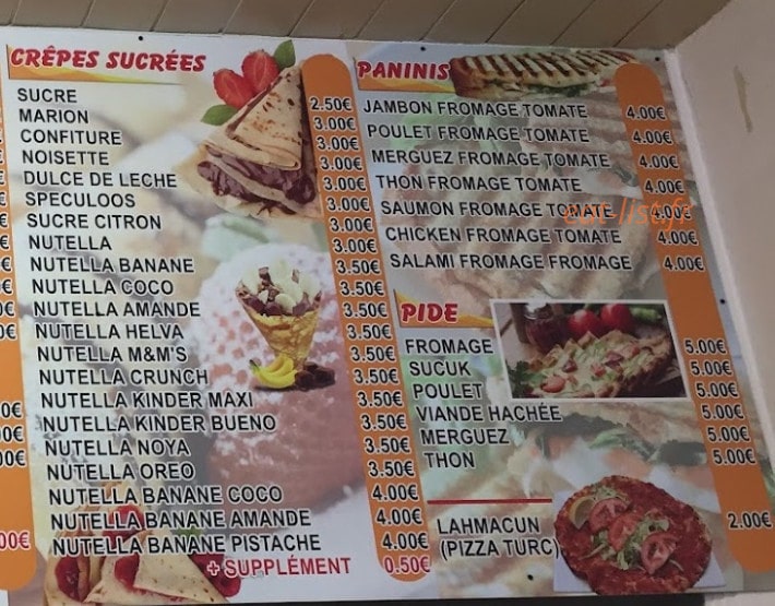 Allo Pizza — carte page 4