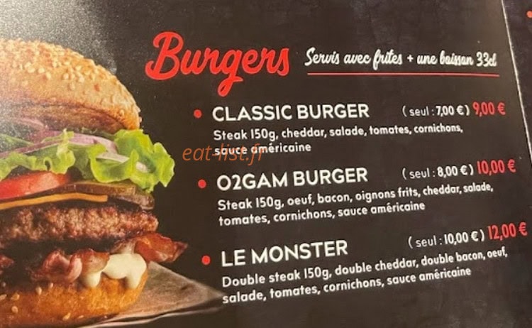 Be Food — carte page 3