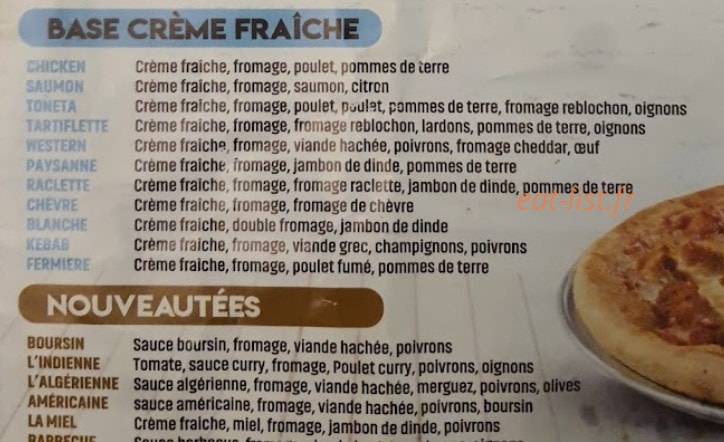 Food Gallery — carte page 3