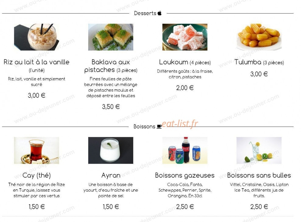 Le Midnight Express — carte page 2