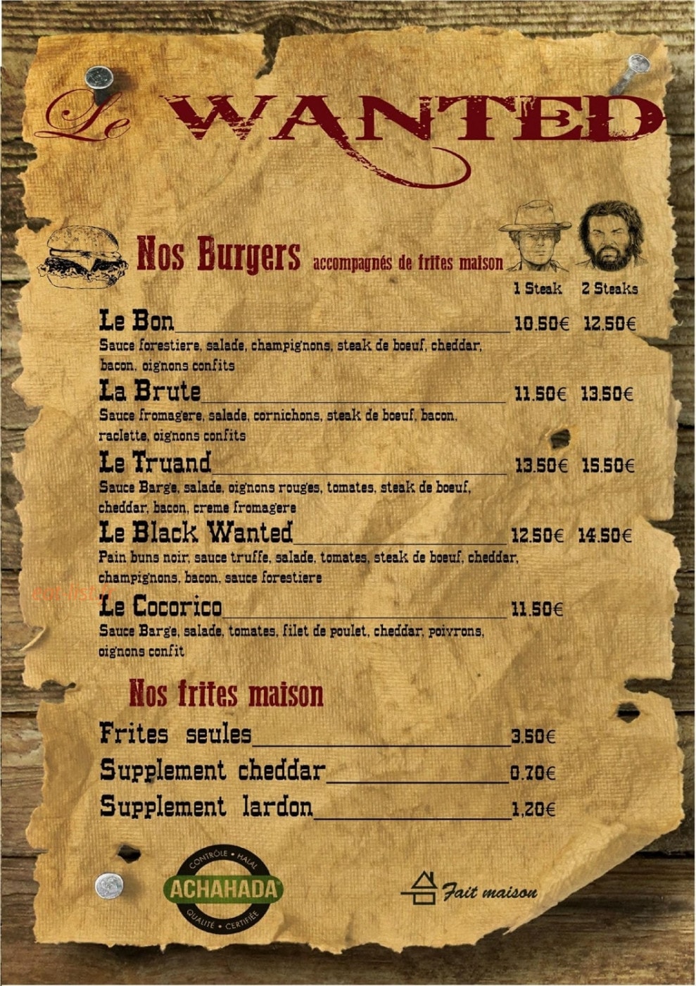 Le Wanted — carte page 1