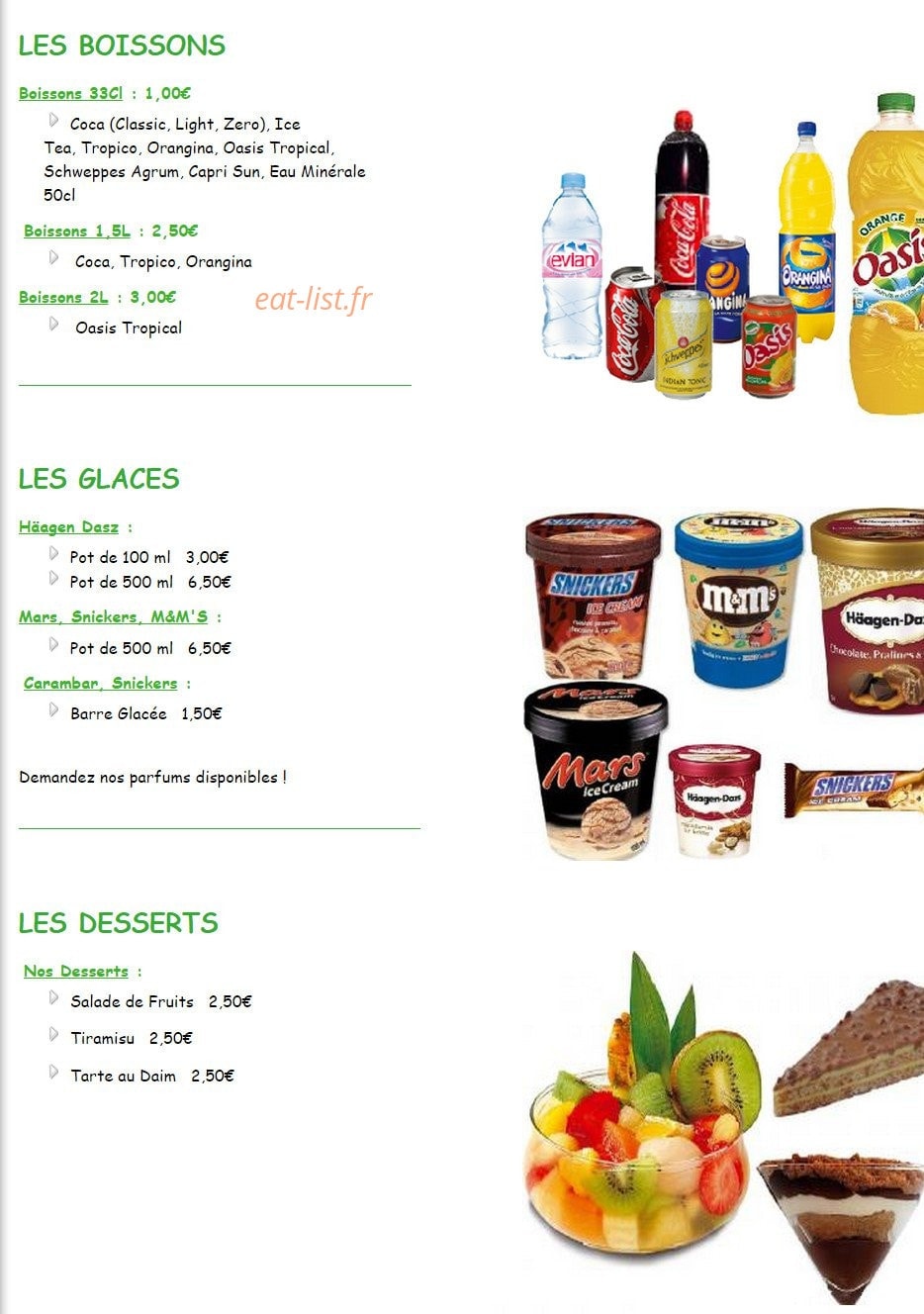 Pizza Must — carte page 10