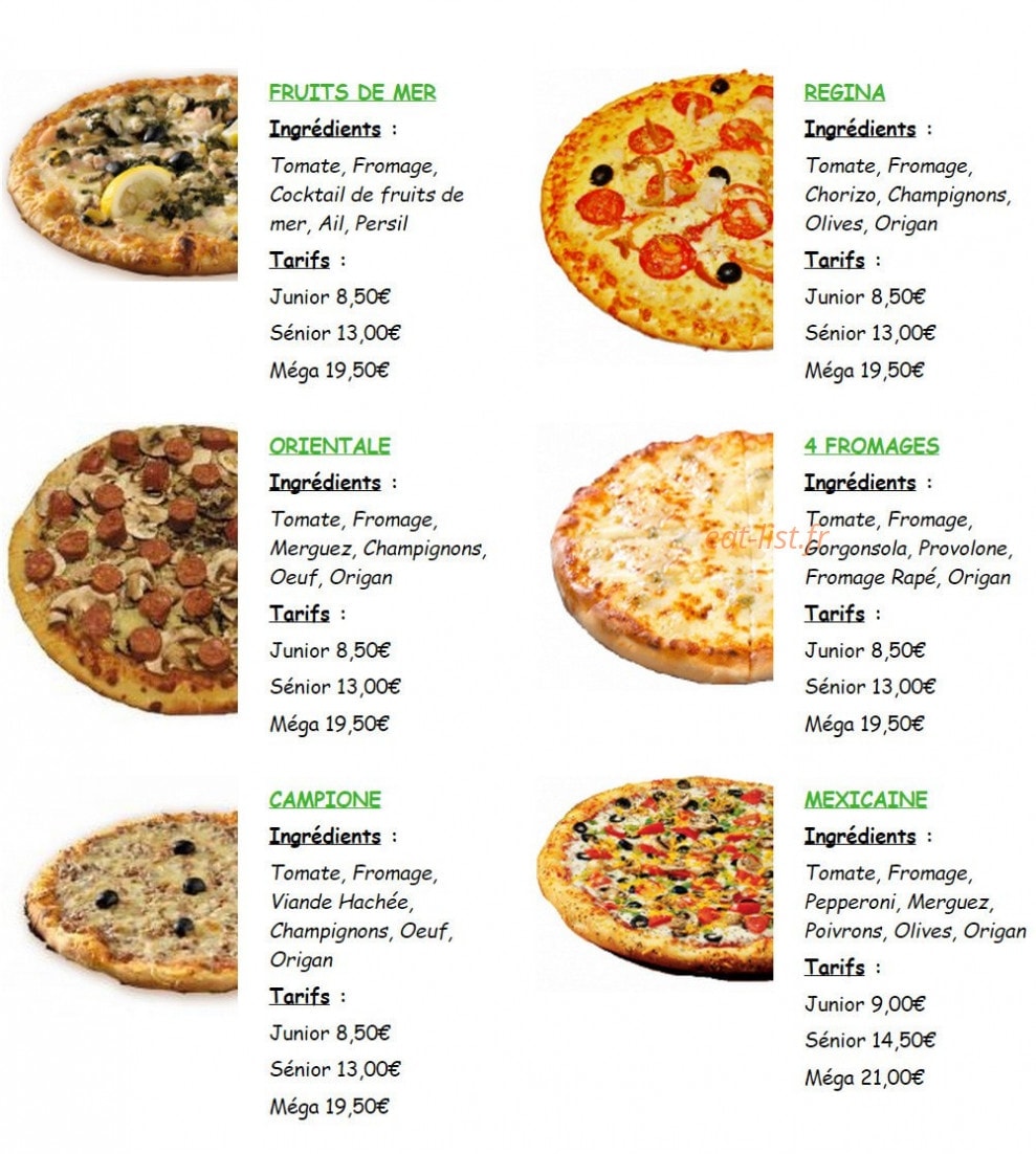 Pizza Must — carte page 3