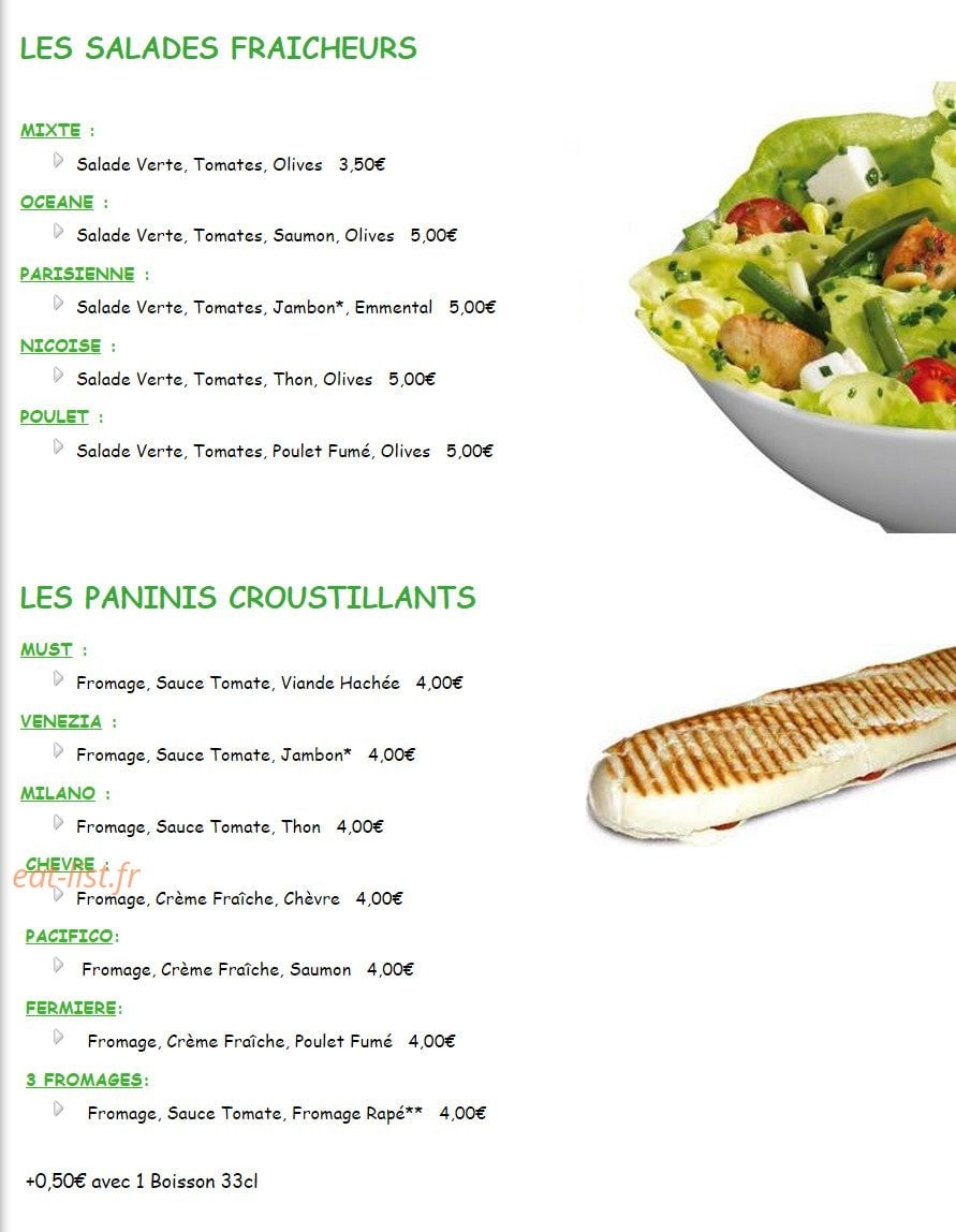 Pizza Must — carte page 7
