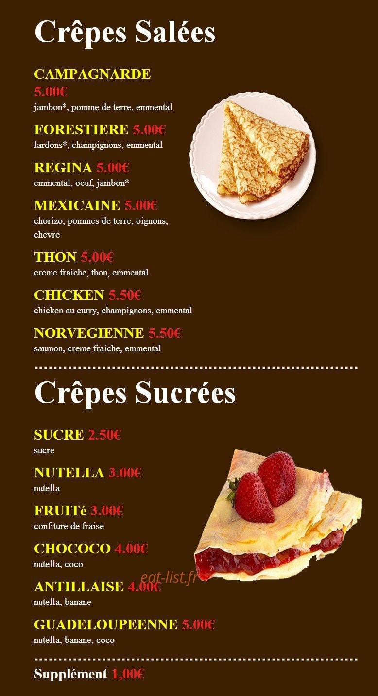 planete pizza — carte page 8