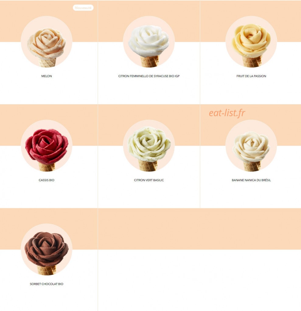 Amorino — carte page 2