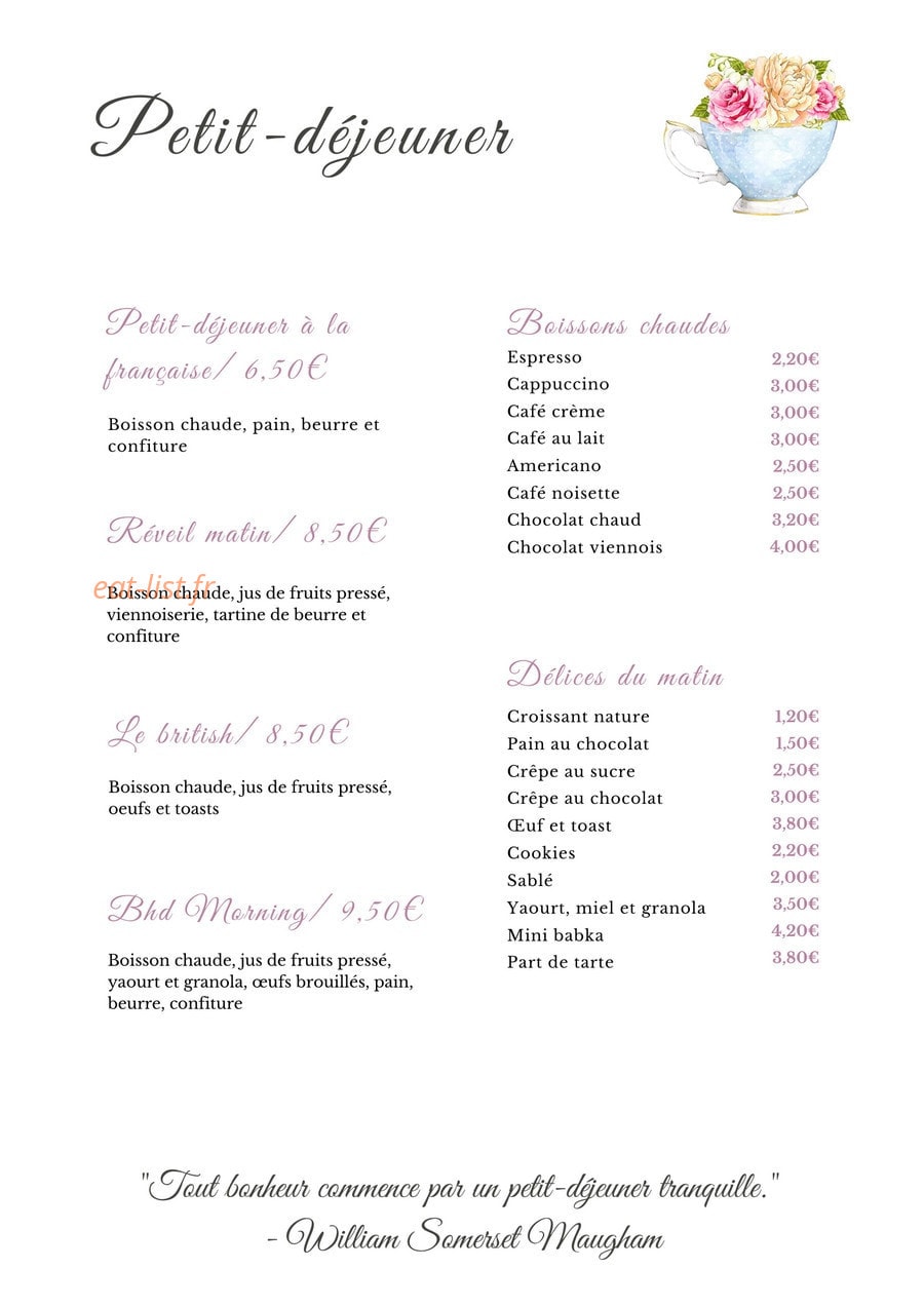 Bonne Heure des Dames — carte page 7