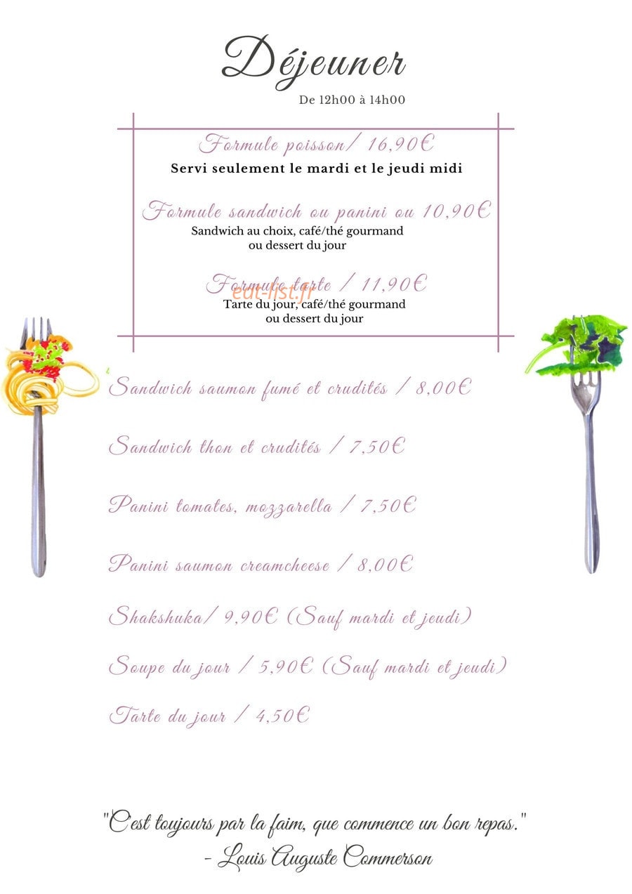 Bonne Heure des Dames — carte page 9