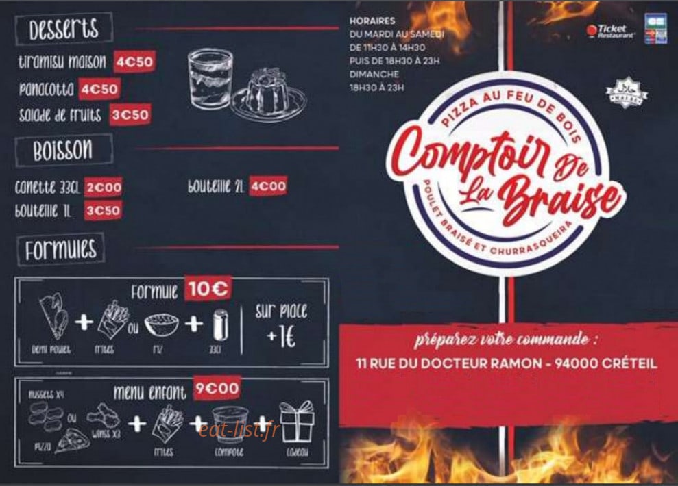Comptoir Du Poulet — carte page 2