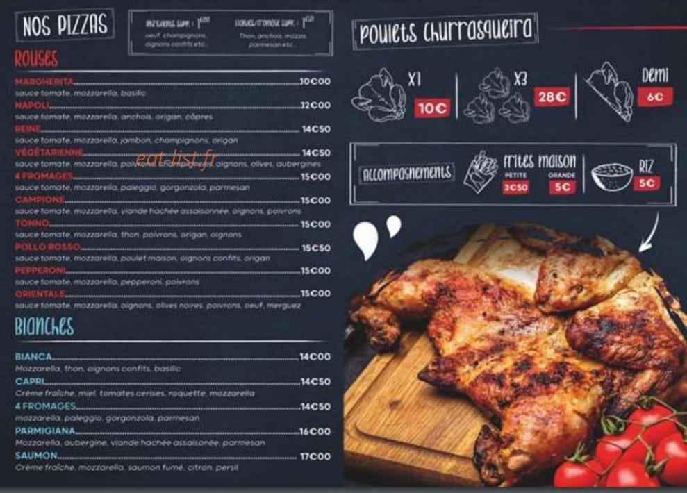 Comptoir Du Poulet — carte page 1