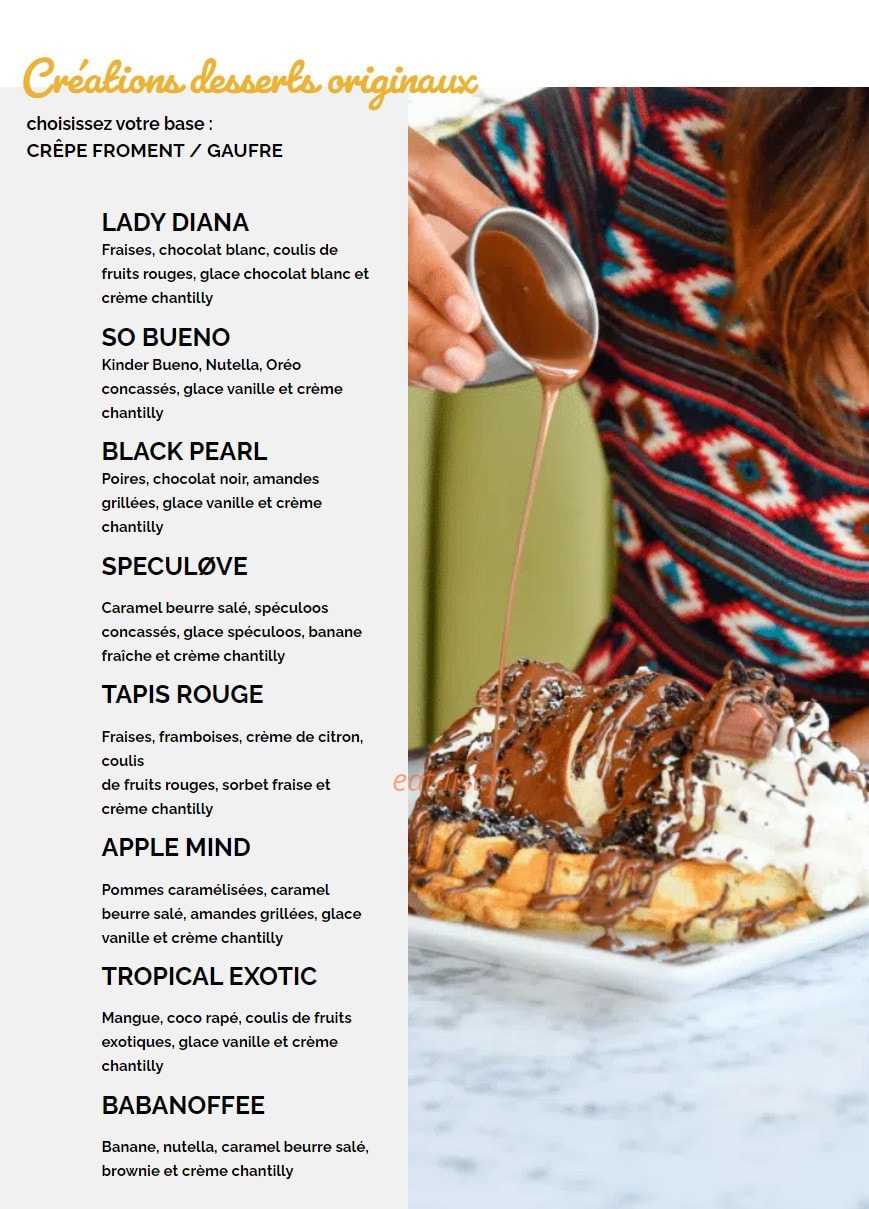 Crêpe Touch — carte page 8