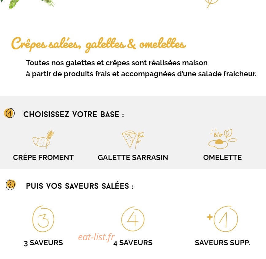 Crêpe Touch — carte page 1