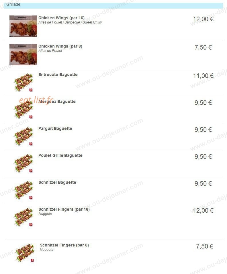 Hbk House Burger — carte page 3