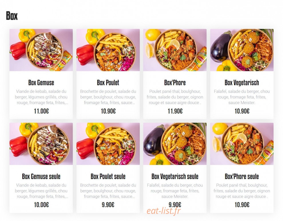 Meister berliner kebap — carte page 2