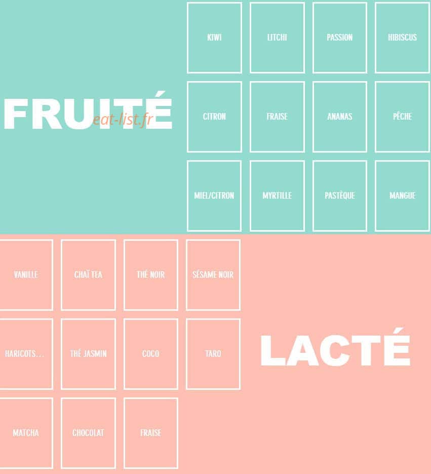 Momen'Tea — carte page 1