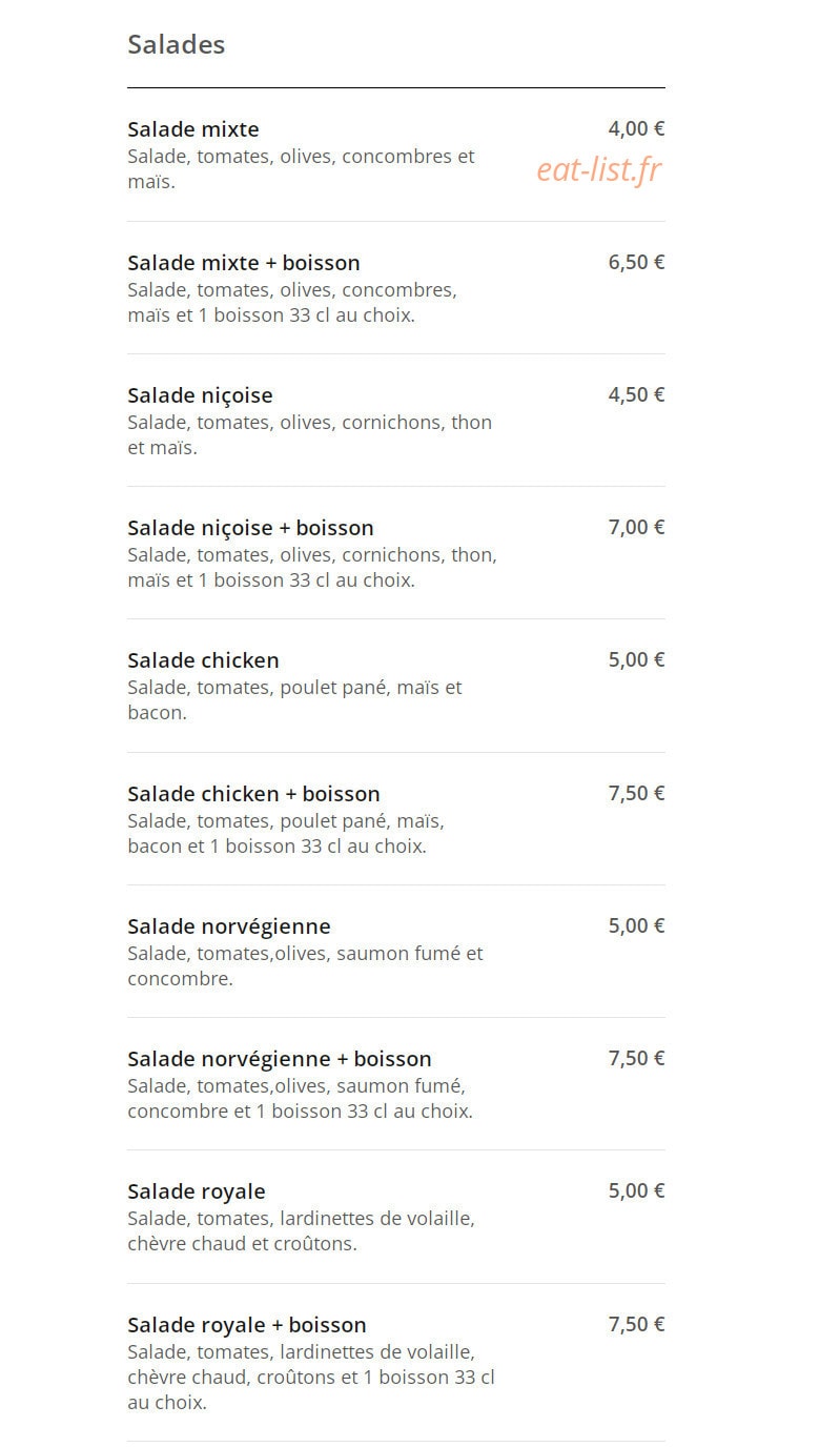 Oklm Burger — carte page 12