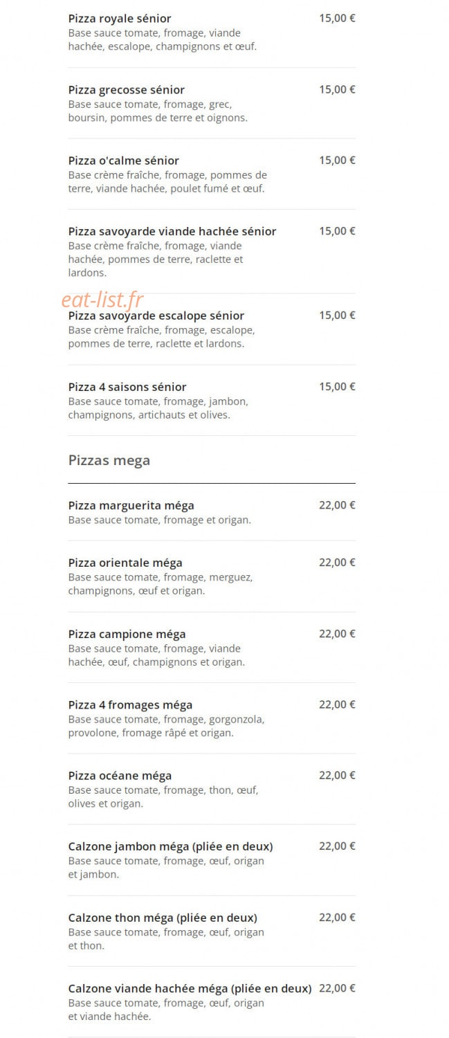 Oklm Burger — carte page 7