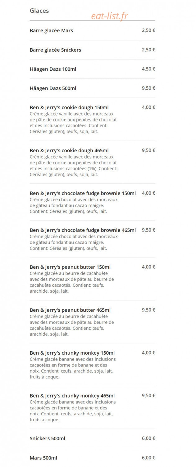 Oklm Burger — carte page 14