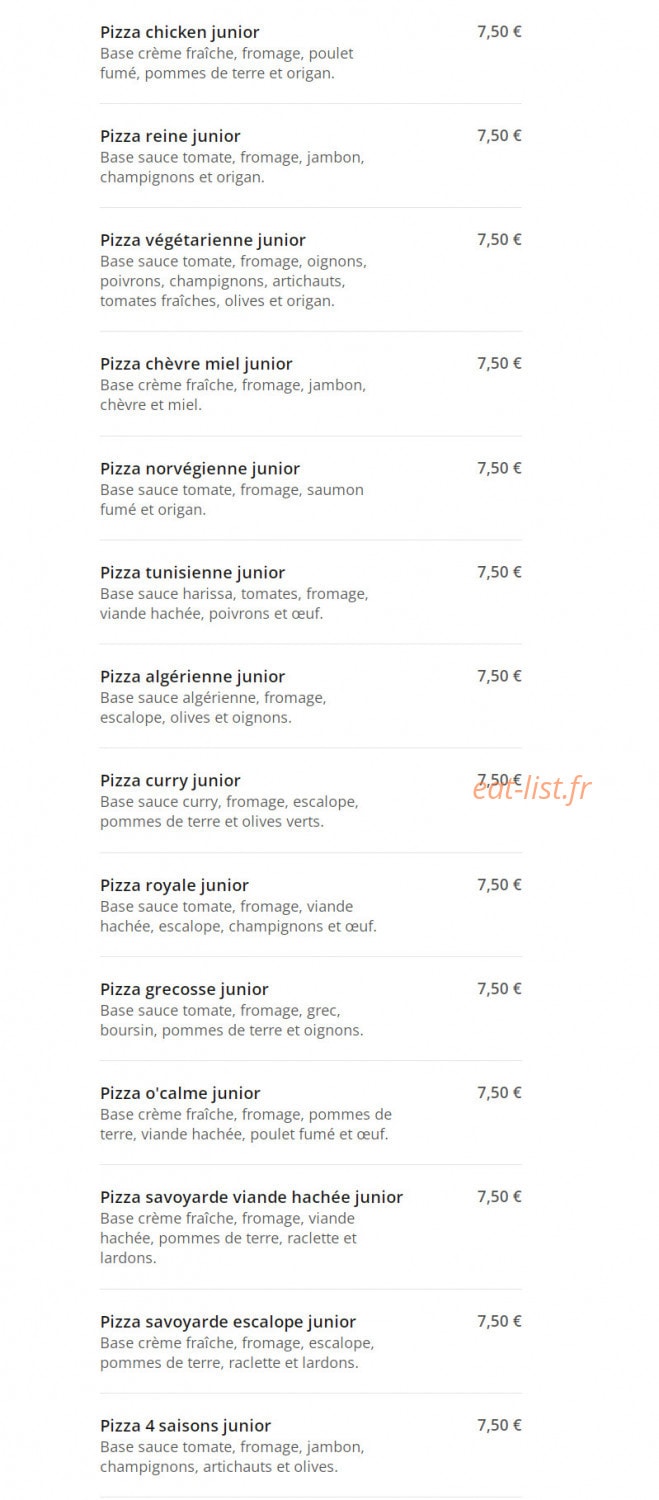 Oklm Burger — carte page 5