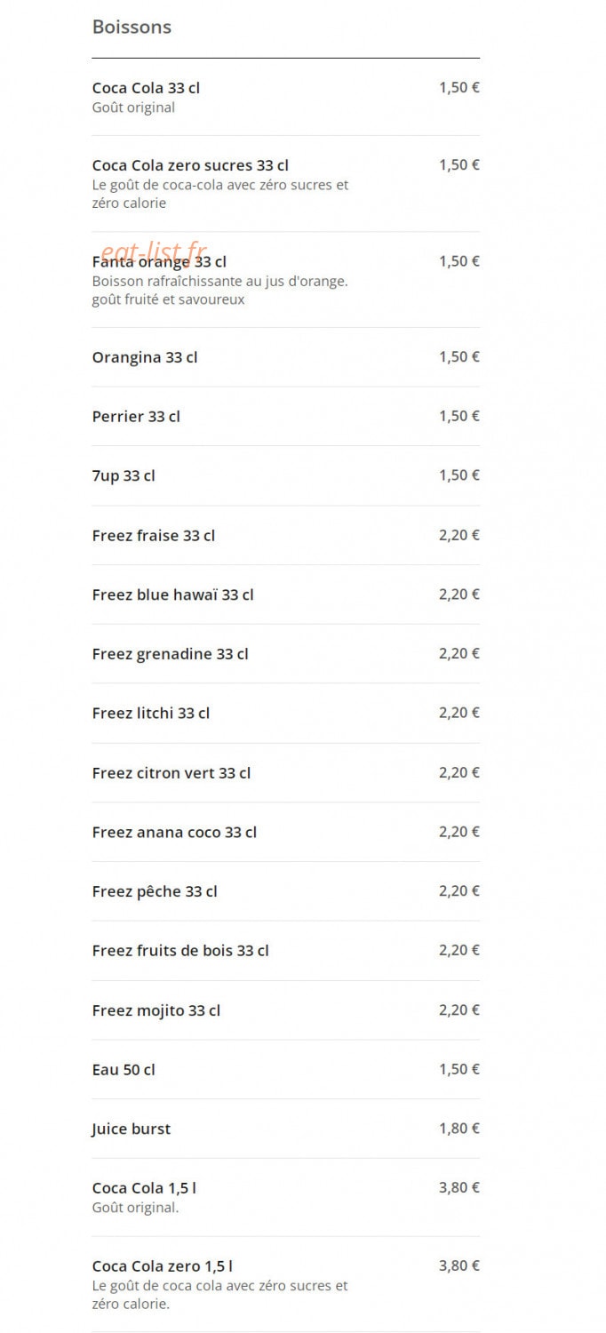 Oklm Burger — carte page 15