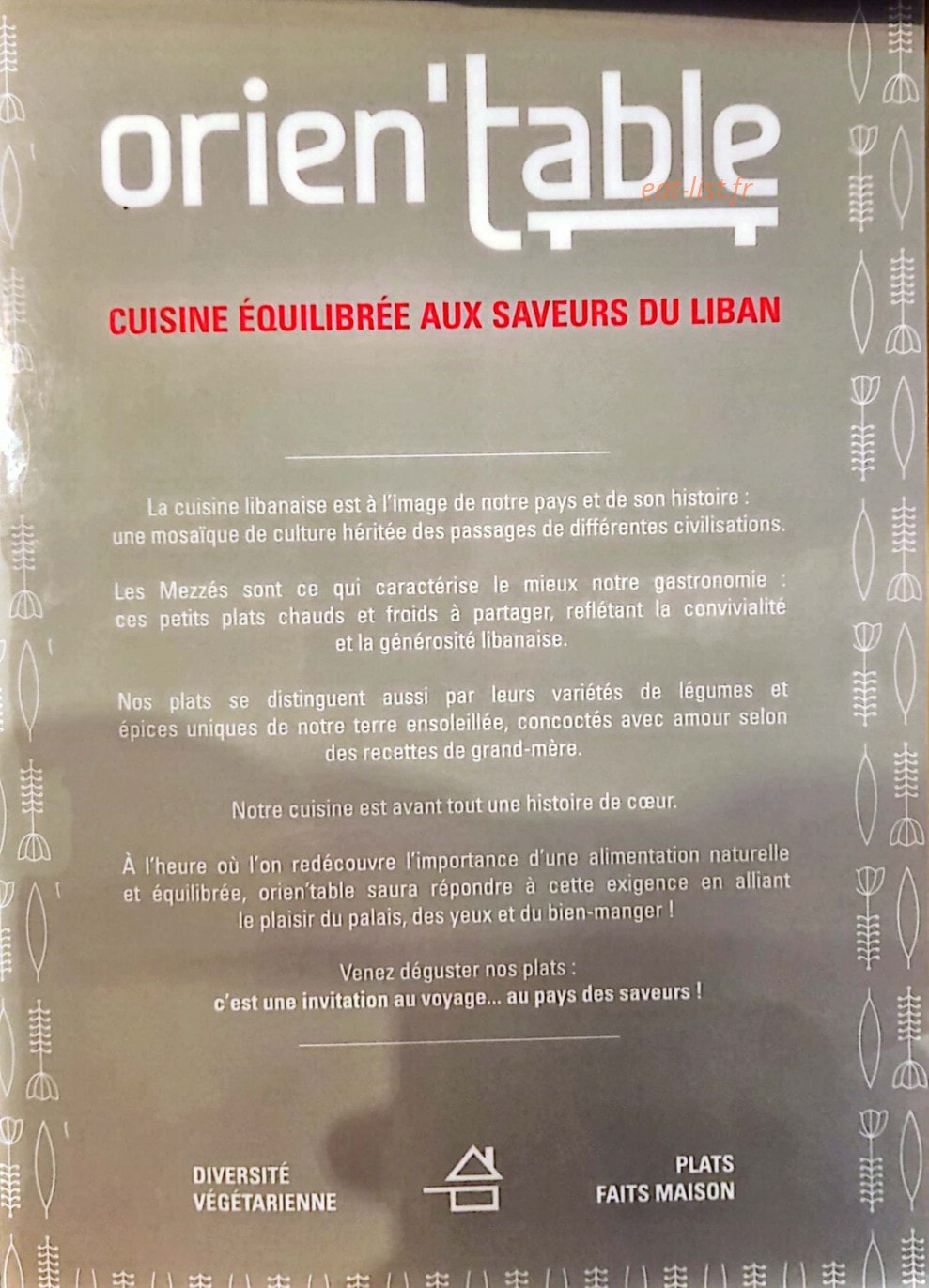 Orien'table — carte page 1