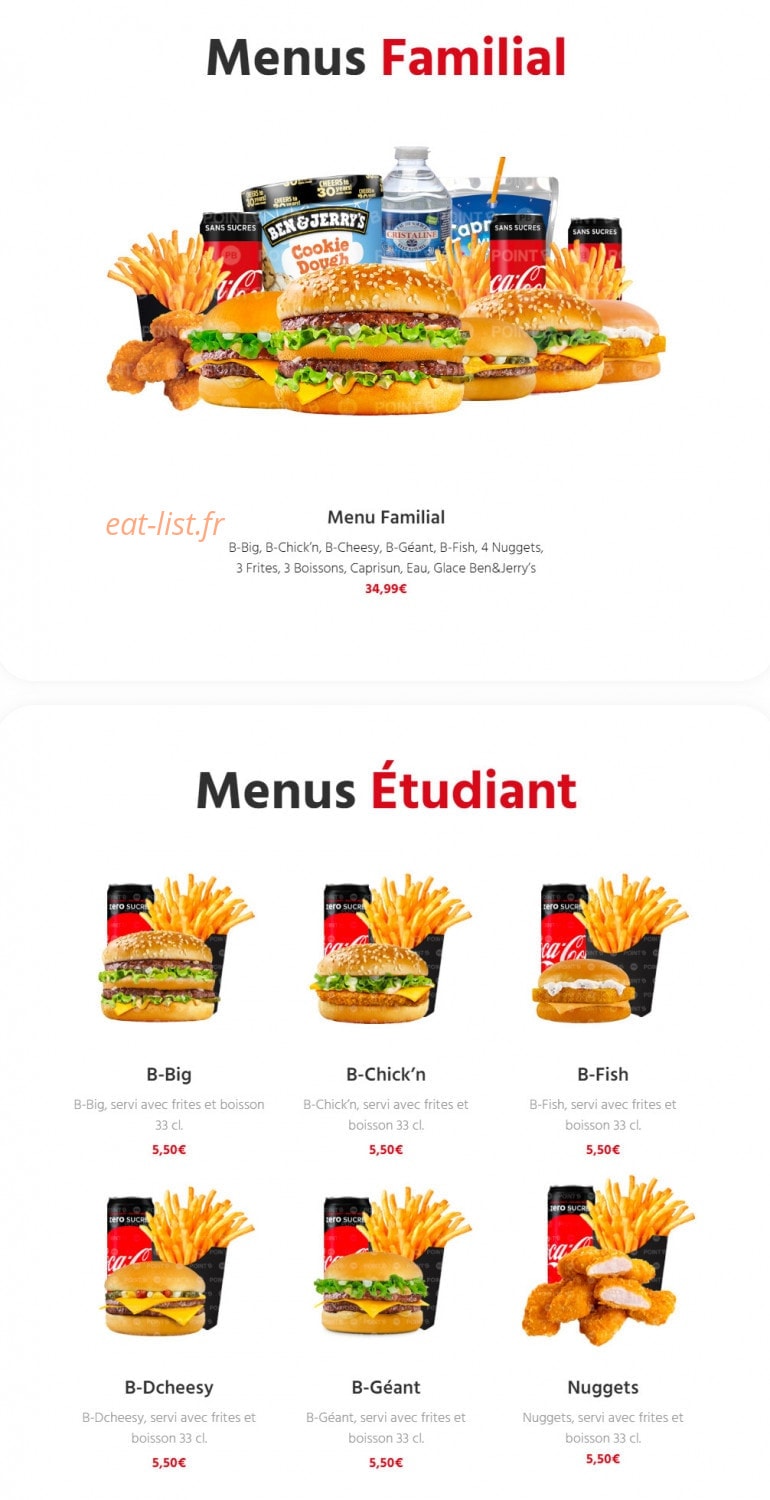 Point B — carte page 4