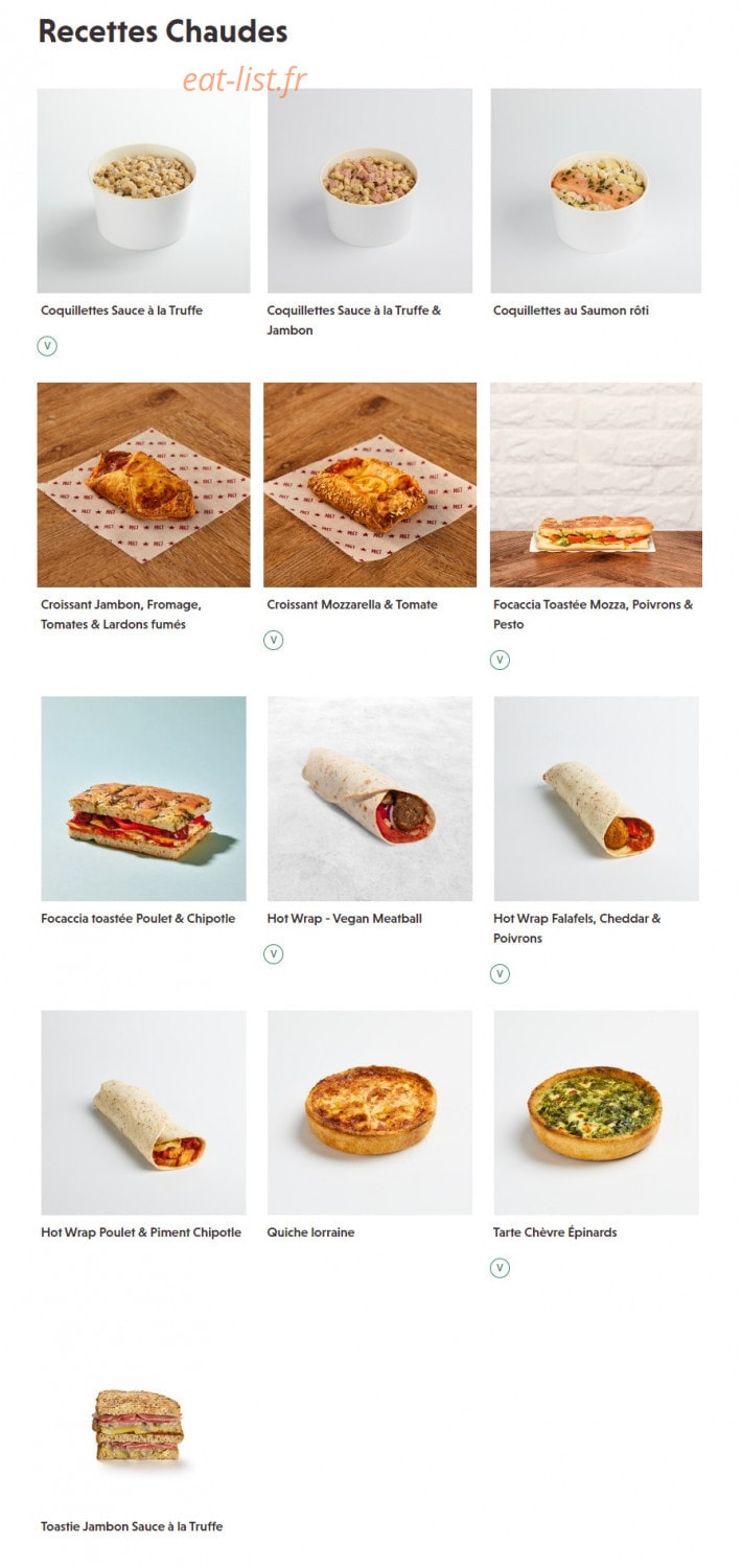 Prêt a manger — carte page 4