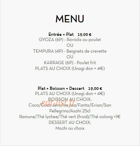Sola Ramen — carte page 4