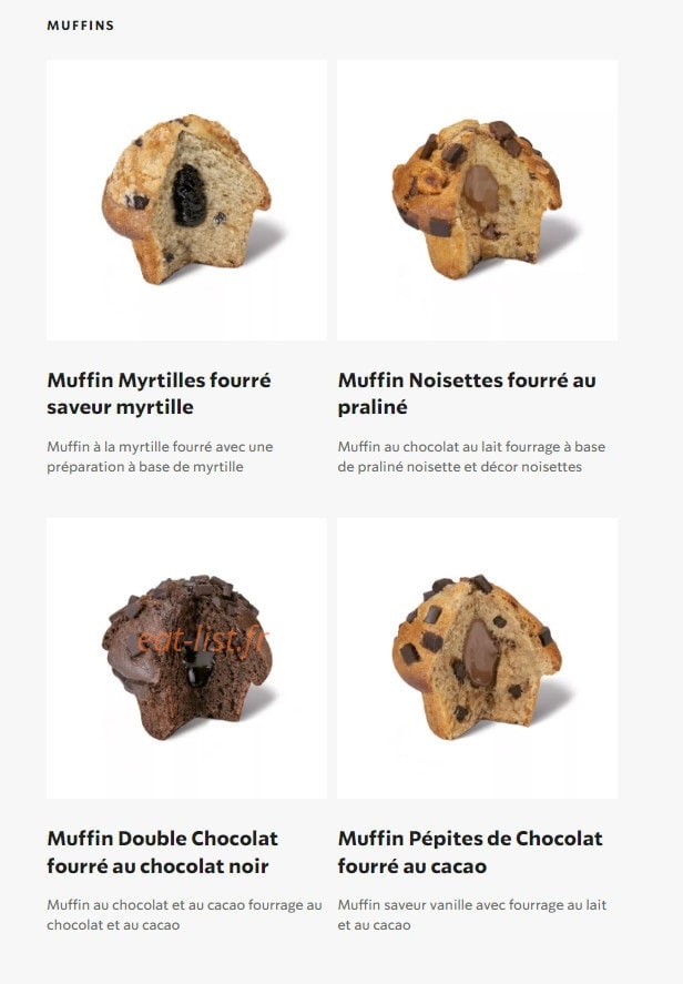 Starbucks Coffee — carte page 20