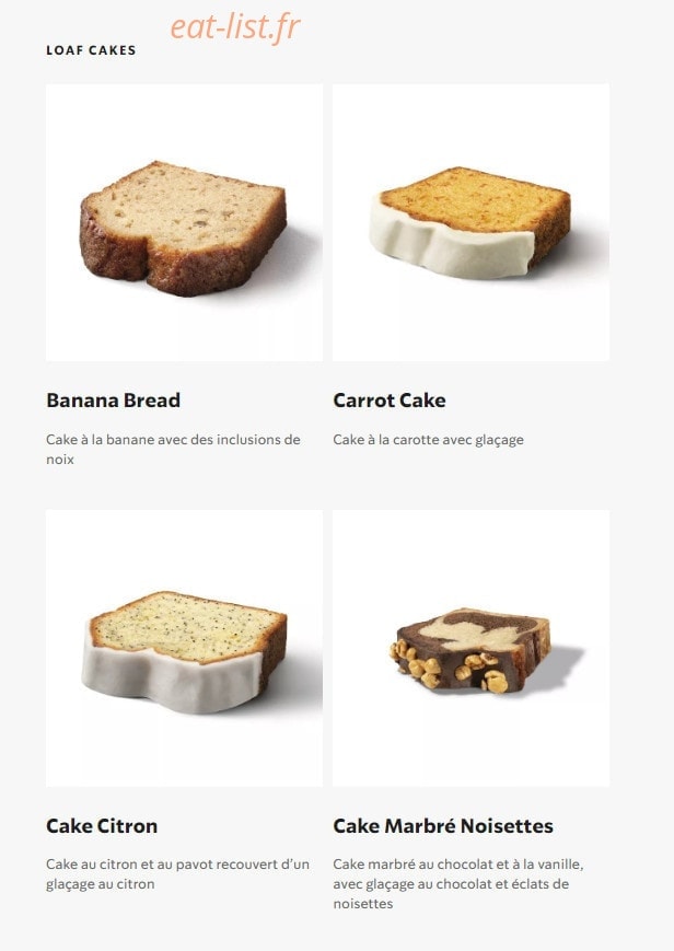Starbucks Coffee — carte page 23