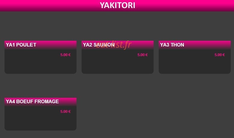 Sushi Web — carte page 21