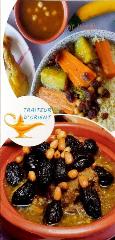 Traiteur d'orient — carte page 1
