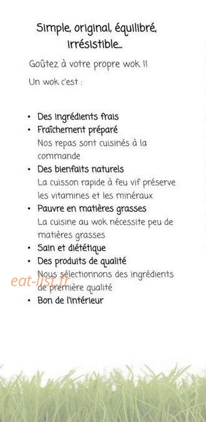 Wok in Progress — carte page 5