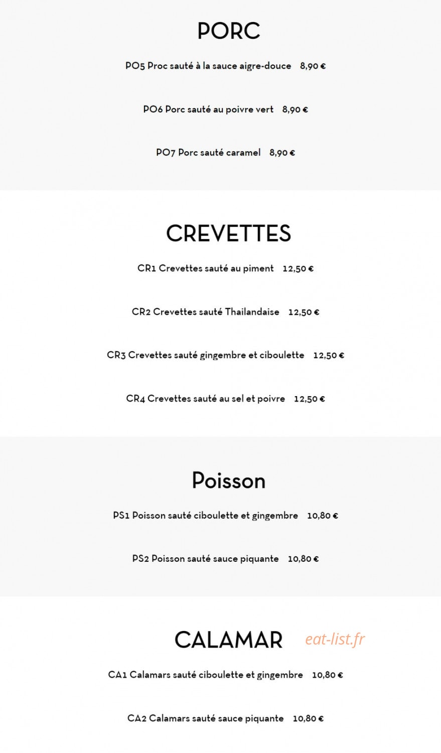 Wok Panda — carte page 21