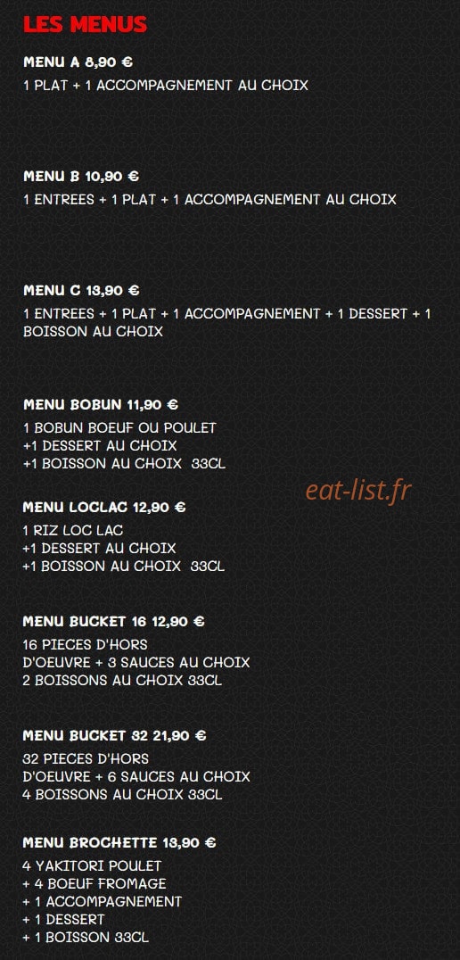 Wokgrill — carte page 2