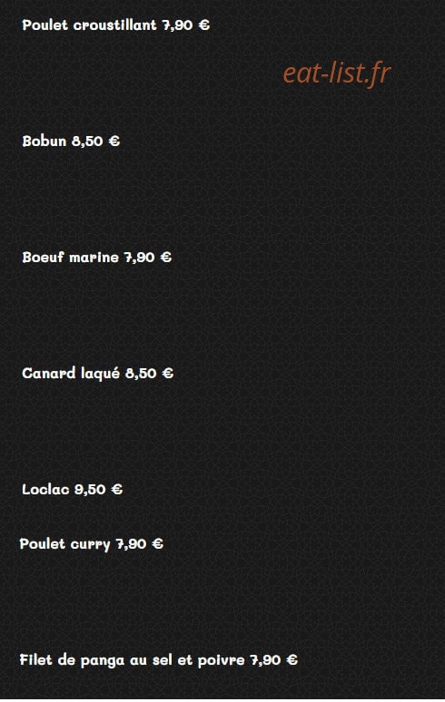 Wokgrill — carte page 11