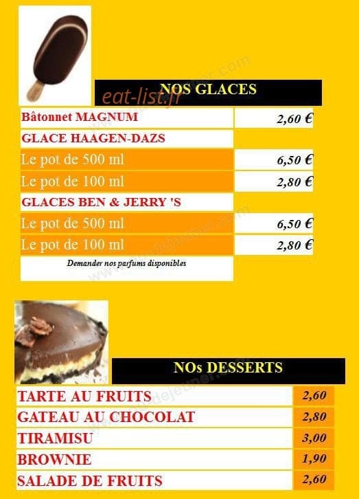 Bella Pizza — carte page 5