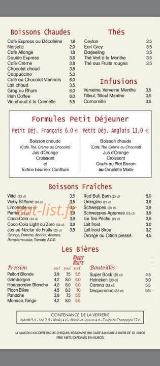 Chez Edouard — carte page 6