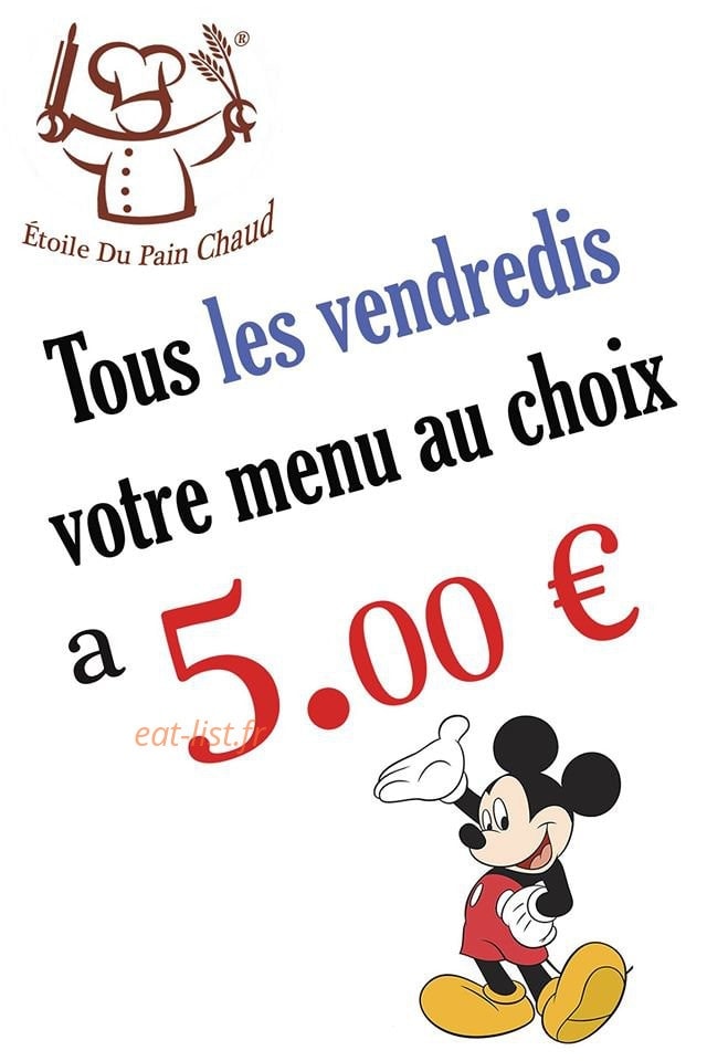 Étoile Du Pain Chaud — carte page 3
