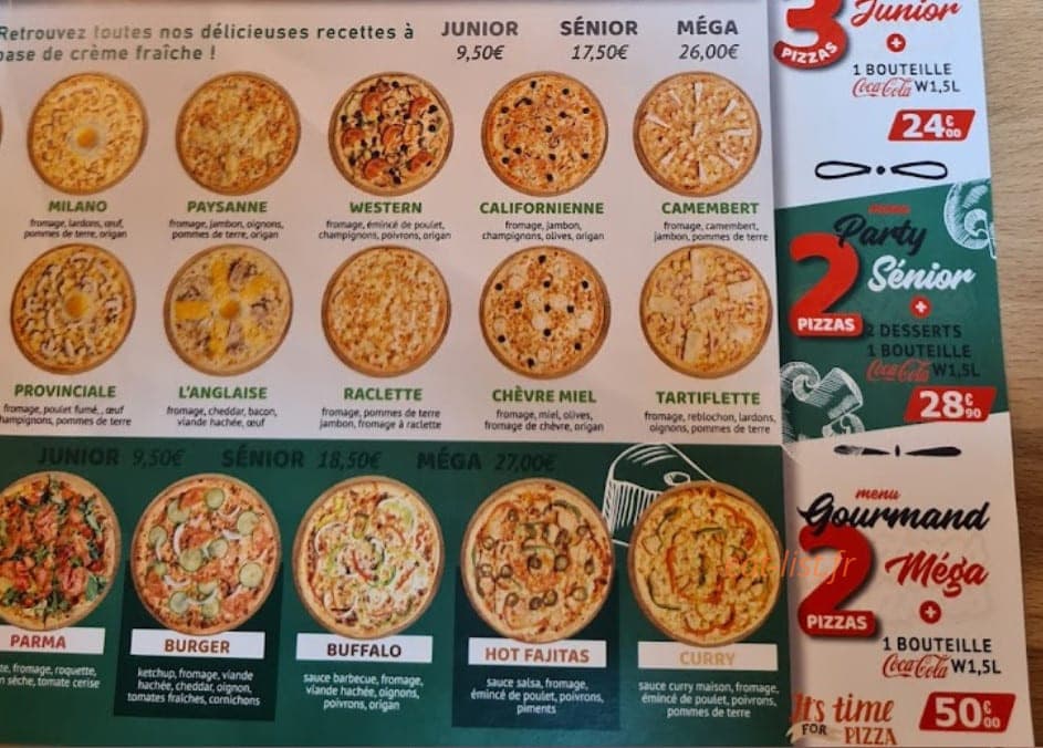Hotimes Pizza — carte page 4