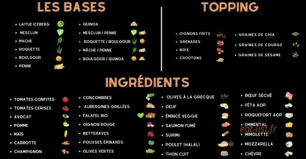 Just'salad — carte page 2