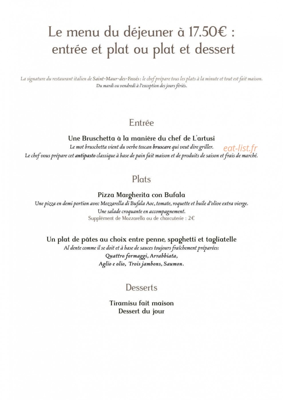 L'artusi — carte page 11