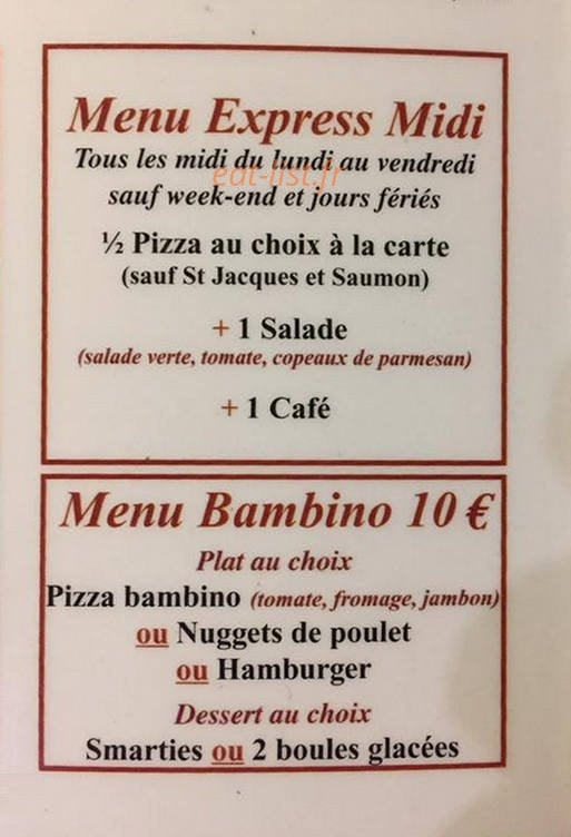 La Tarantella — carte page 1