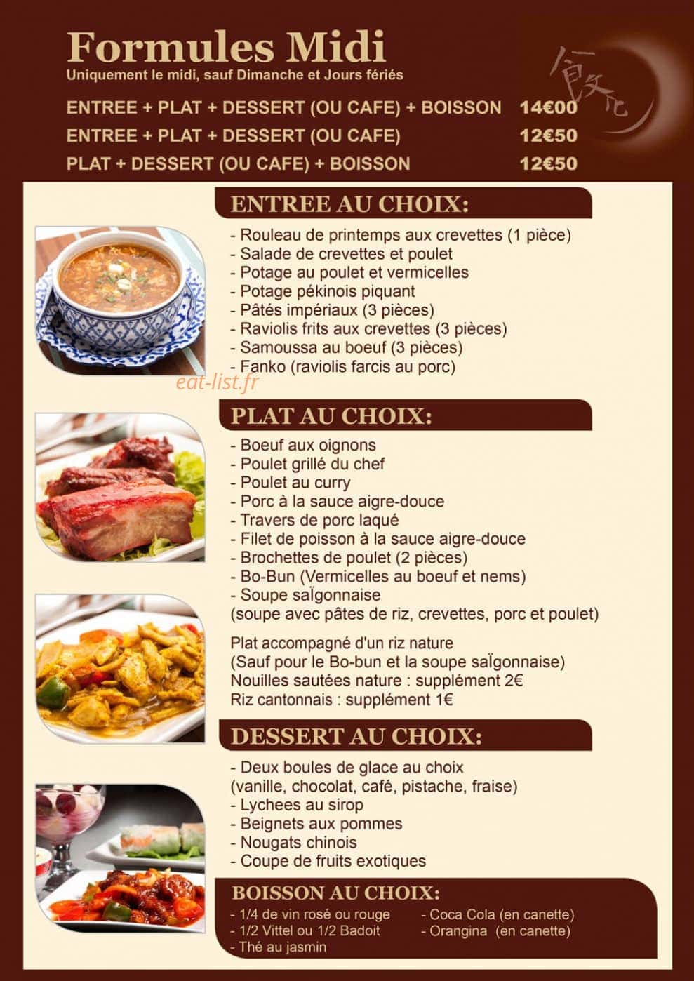 La Villa Céleste — carte page 1