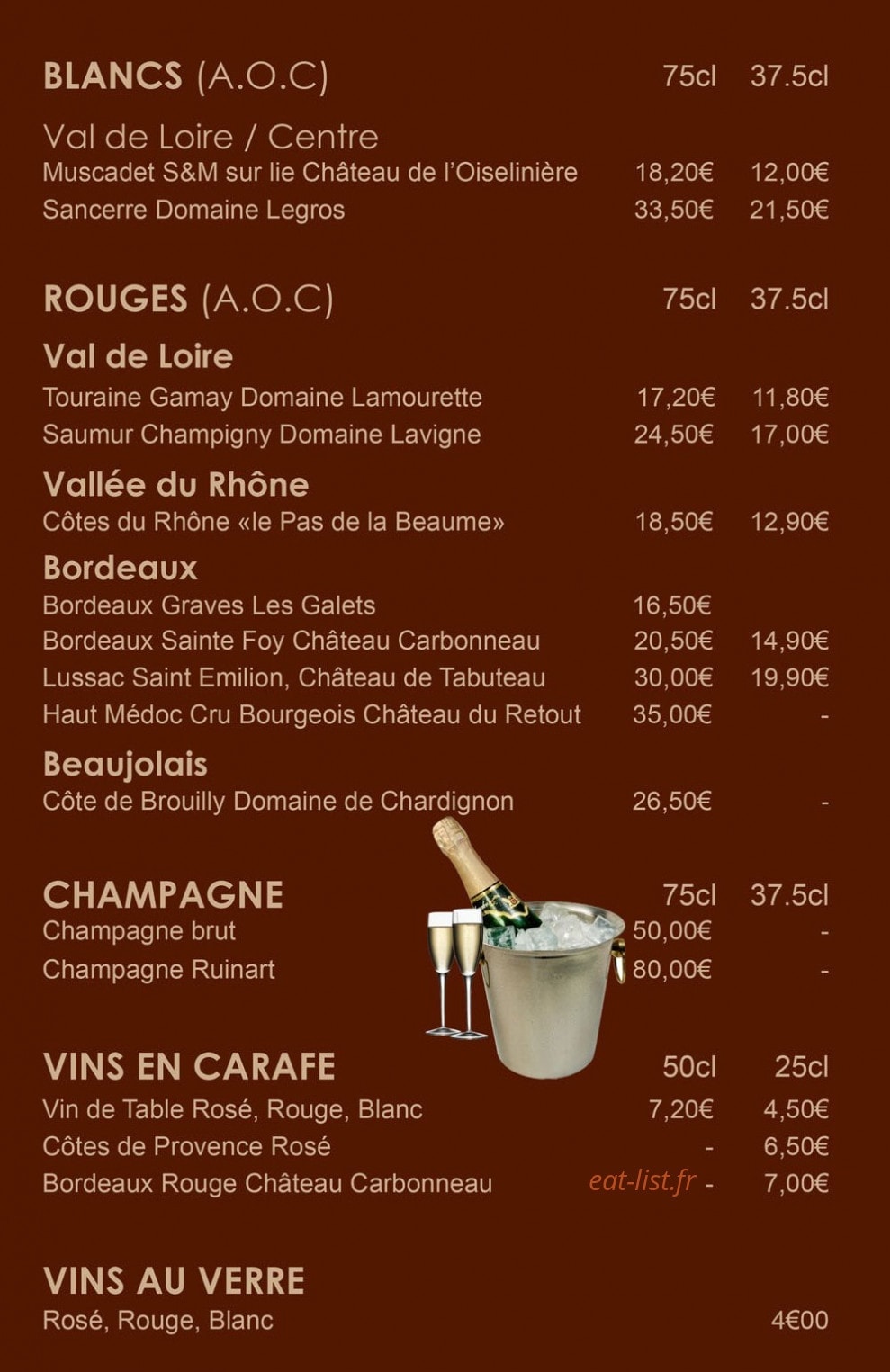 La Villa Céleste — carte page 25