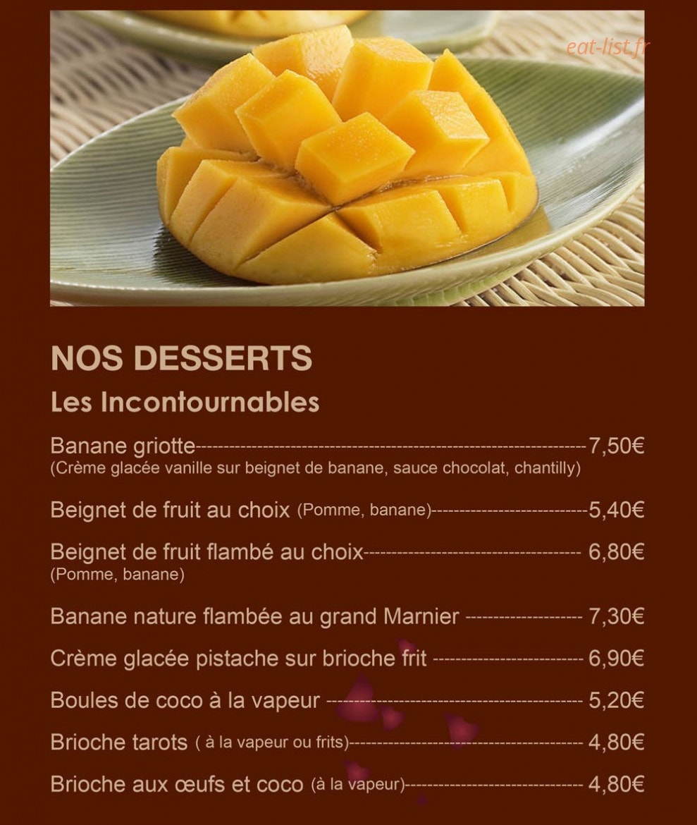 La Villa Céleste — carte page 20