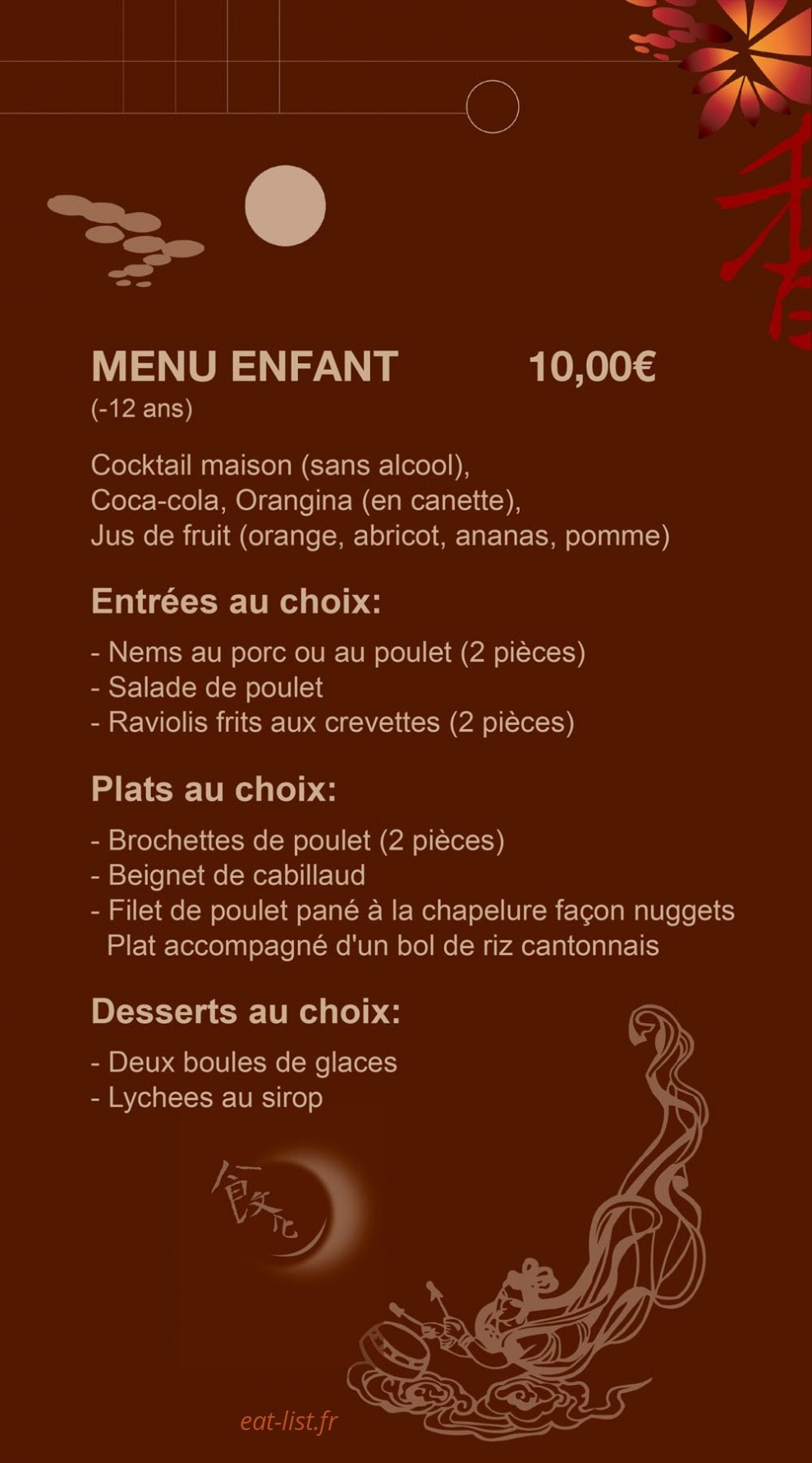 La Villa Céleste — carte page 8